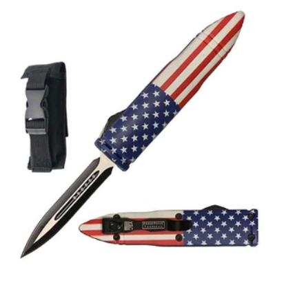 8.75" OTF - American Flag Bullet