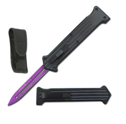 8.75" Purple Blade JOKER OTF