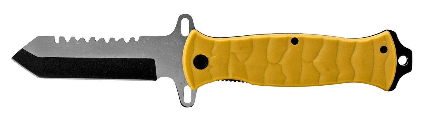 4.75" American Tanto Spring Assisted - Yellow