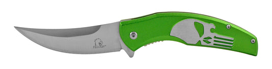 4.75" Grip Built Skinner Spring Assisted Punisher - Green