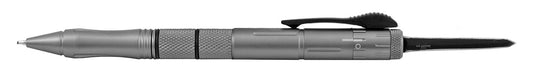 Full Metal Writing Pen with OTF Knife - Grey