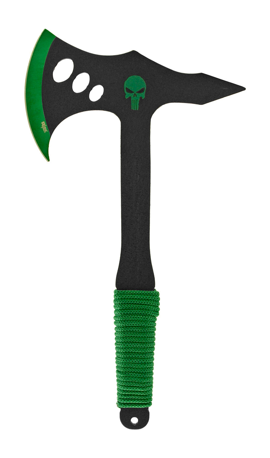 14" Punisher Skull Throwing Head Axe (multiple colors)