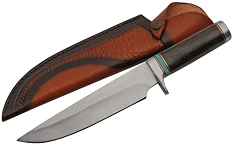 12.5" TURQ WOOD BOWIE