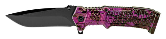 4.75" Hi Tech Spring Assisted - Pink Digital Camo