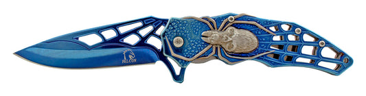 4.75" 3D Spider and Go-Through Web Spring Assisted - Blue