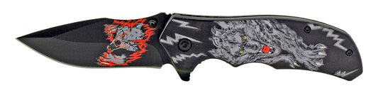 4.75" Werewolf Spring Assisted - Black