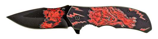 4.75" Werewolf Spring Assisted - Red