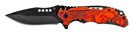 4.5" Spring Assisted - Orange Camo