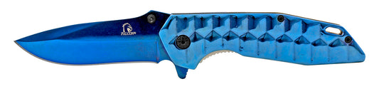 5" Heavy Duty Spring Assisted - Blue