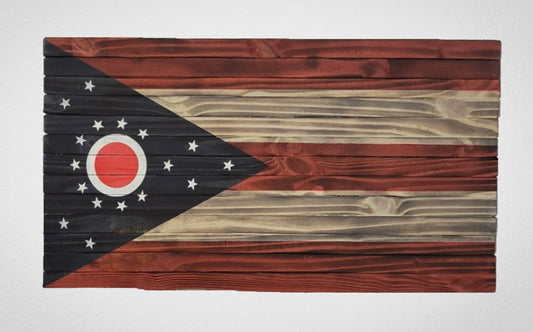 Wooden State Flag of Ohio