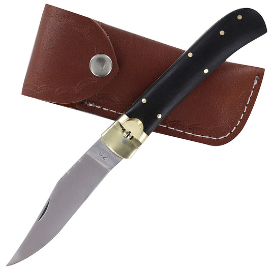 Obsidian Resonating Automatic Lever Lock Knife