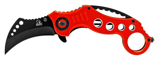 5.25" Karambit Style Spring Assisted - Red