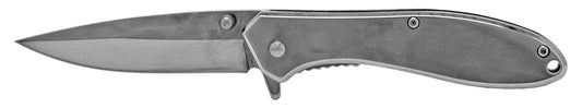 4" Classic Spring Assisted Pocket Knife - Silver