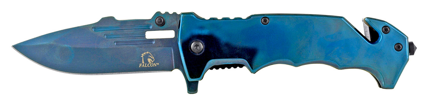 4.63" Spring Assisted Rescue - Blue