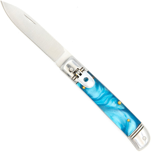 Argent Leviathan Automatic Lever Lock Switchblade Knife