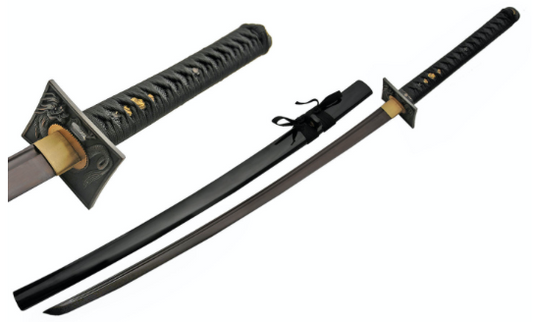 Handmade Full Tang Dragon Samurai Katana Sword - SHARP