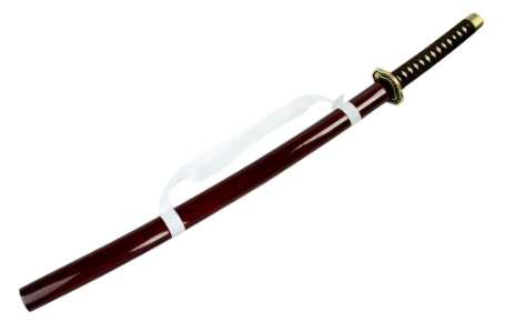 40" Blood Red Collectible Katana Samurai Sword - Gintama