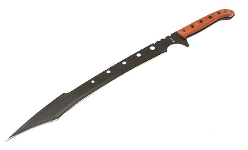 26" Machete Rosewood Handle, Sharp Blade, Ninja Sword