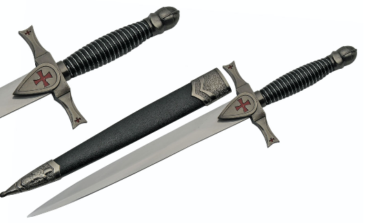 15.5" CRUSADER HELMET DAGGER