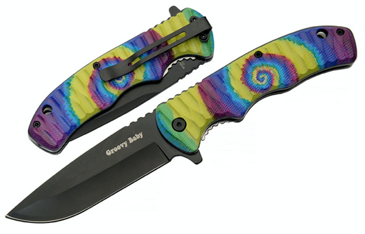 4.75" TIE DYE FOLDER - GROOVY