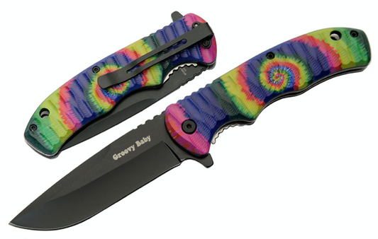 4.75" TIE DYE FOLDER - TRIPPY