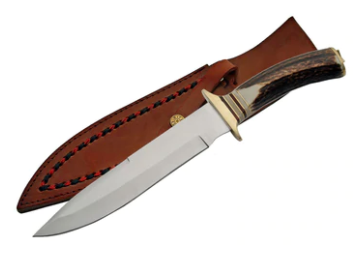 13.5" FRONTIERSMAN HUNTER WITH STAG HANDLE