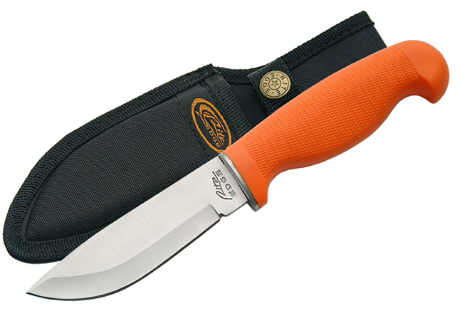 9.25" ORANGE HUNTERS CHOICE HUNTING KNIFE (multiple styles)