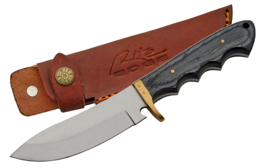 9" FINGER GROOVE HUNTER KNIFE