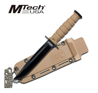 6" Knife with Chained Sheath (multiple colors)